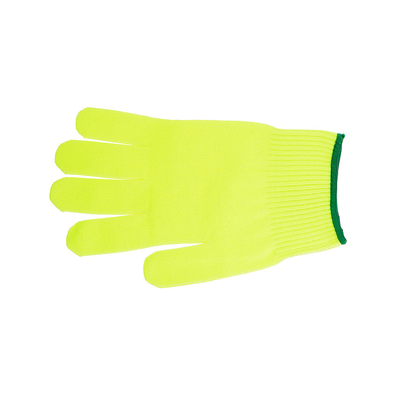 Millennia® Colors Level A4 Cut Glove - Size Medium, Yellow with Green Cuff