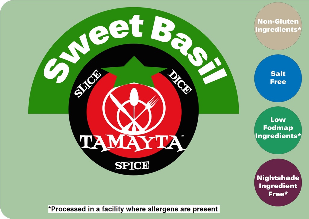 [01266] Basil Leaf 1/2 Cup Jar