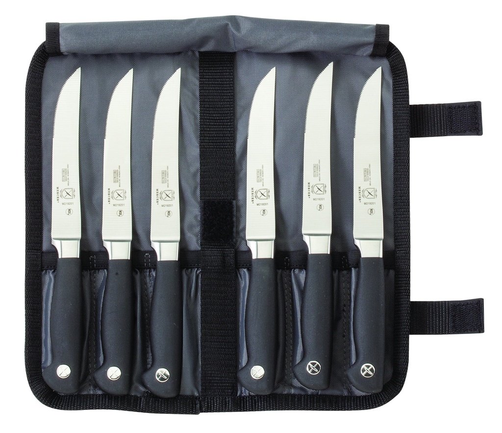 [M21920MER] Steak Knives 7-Piece Set Serrated Genesis