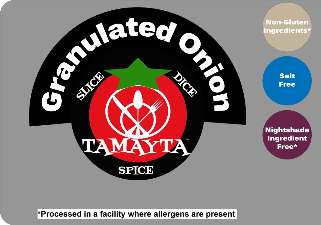 Onion, Granulated 1/2 Cup Jar