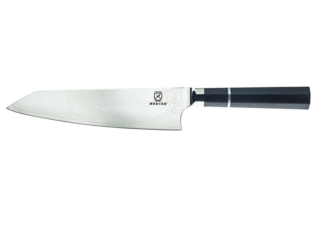 [M13775MER] Chef Knife 8" Damascus Ebony Octo Handle