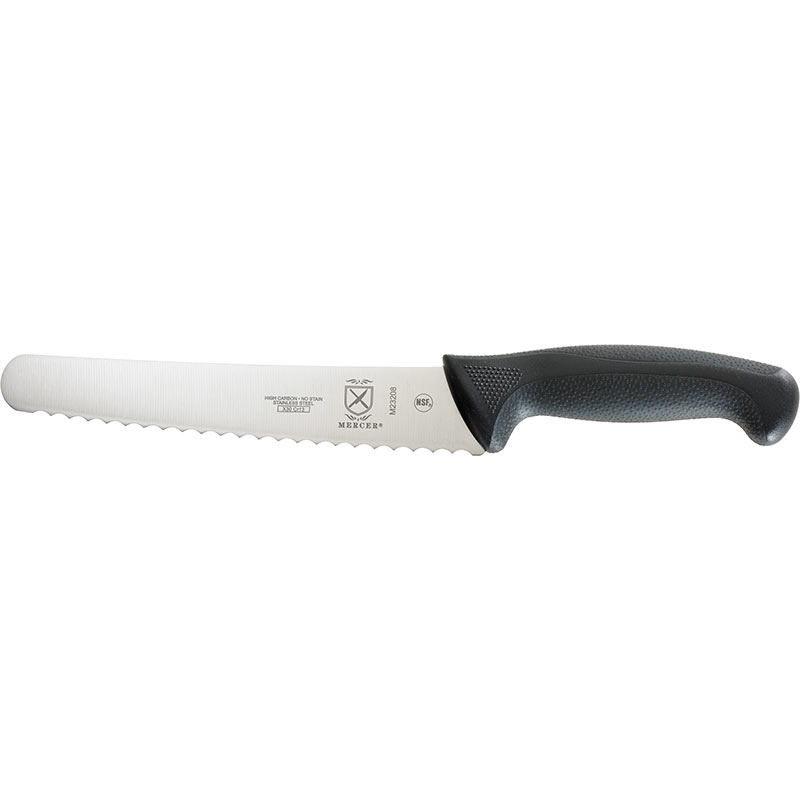 [M23208MER] Bread Knife 8" Wavy Edge Mercer Millennia