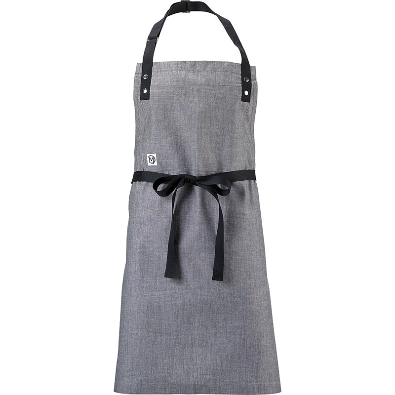 Odin Bib Apron Light Gray Mercer Metro Edge