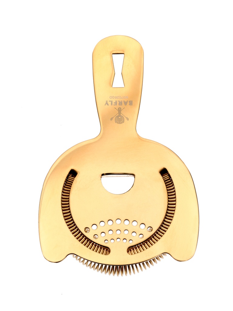Strainer Heavy Duty Spring Bar Strainer Gold
