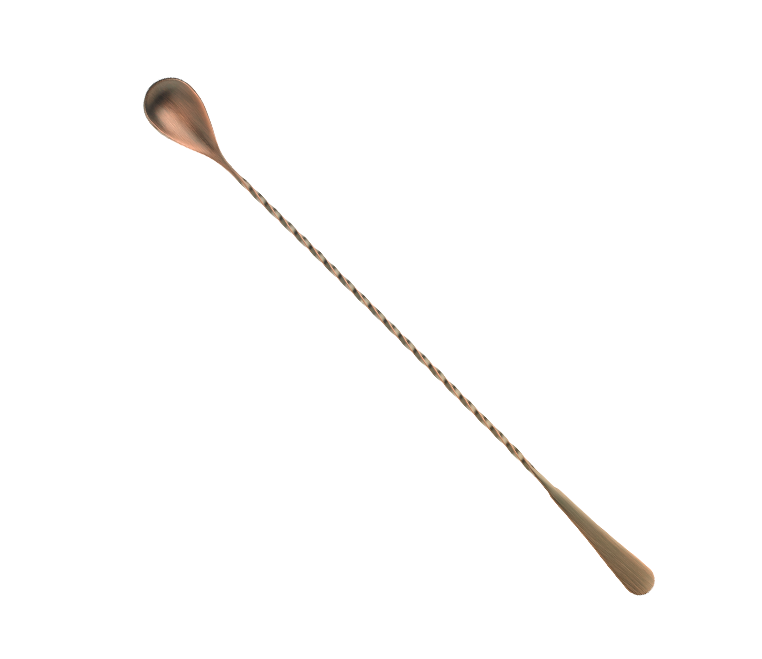 [M37010ACP] Japanese Bar Spoon 13-3/16" Antique Copper