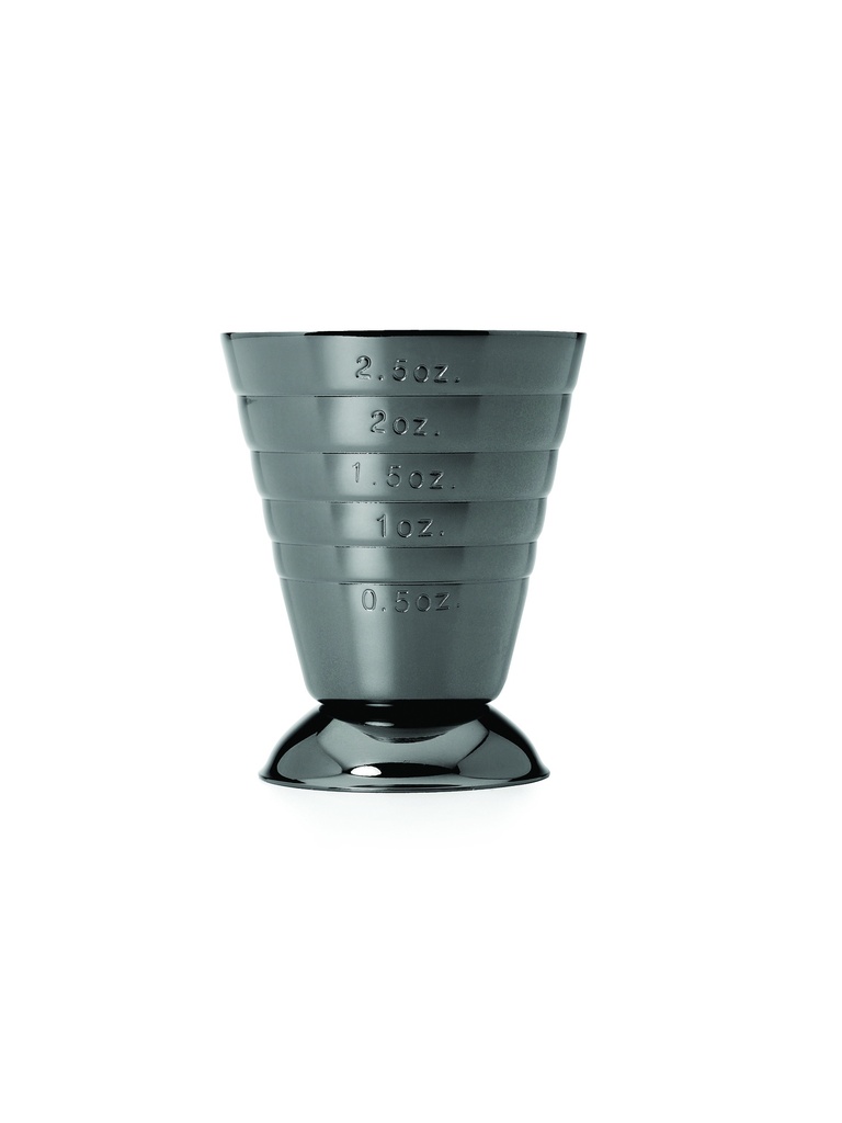 [M37069BKMER] Bar Measuring Cup 2.5 Oz Gun Metal Black