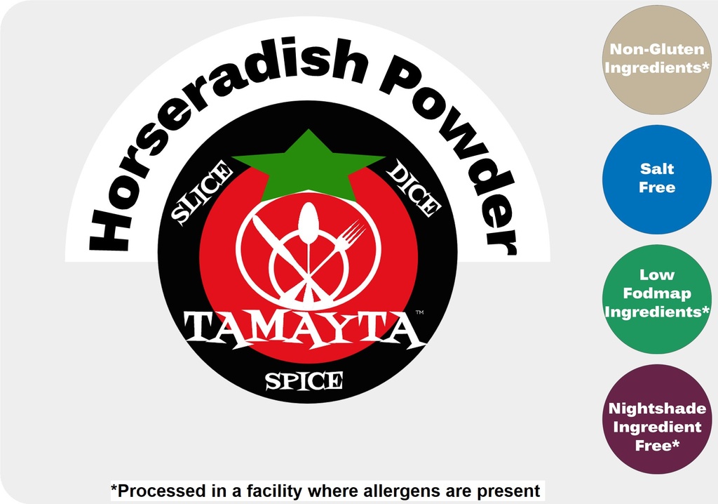 [01391] Horseradish Powder 1/2 Cup Jar