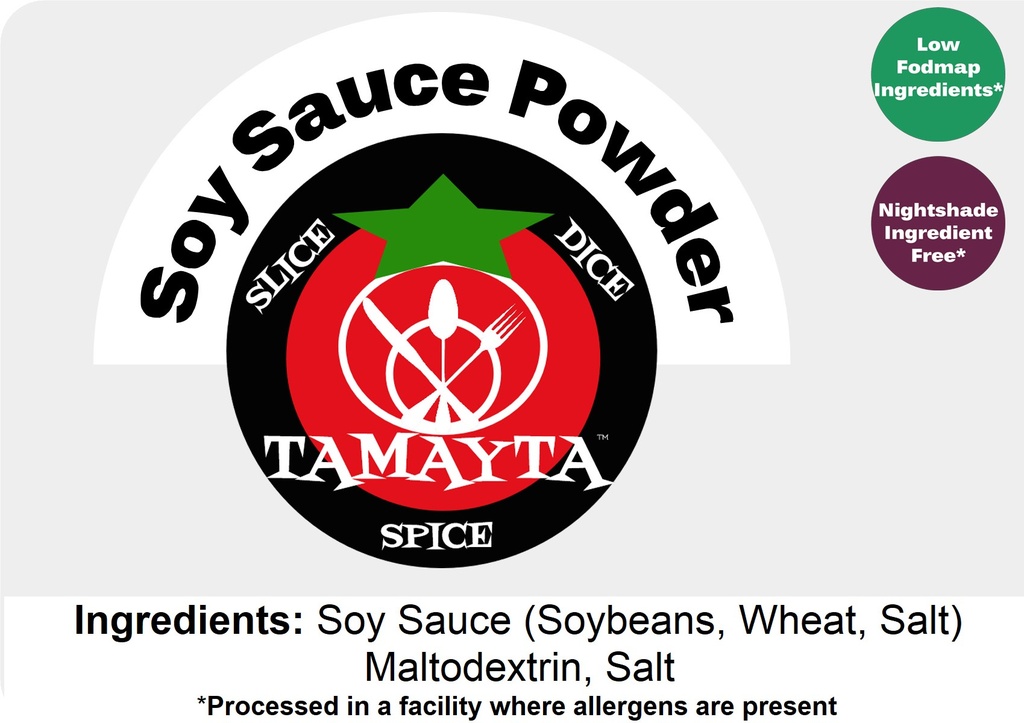 Soy Sauce Powder 1/2 Cup Jar