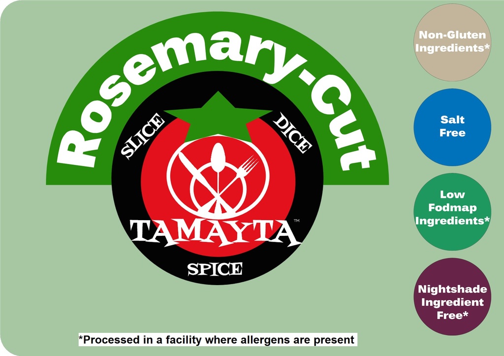 [00939] Rosemary, Cut 1/2 Cup Jar