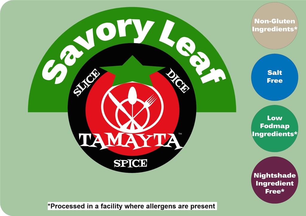 Savory Leaf 1/2 Cup Jar