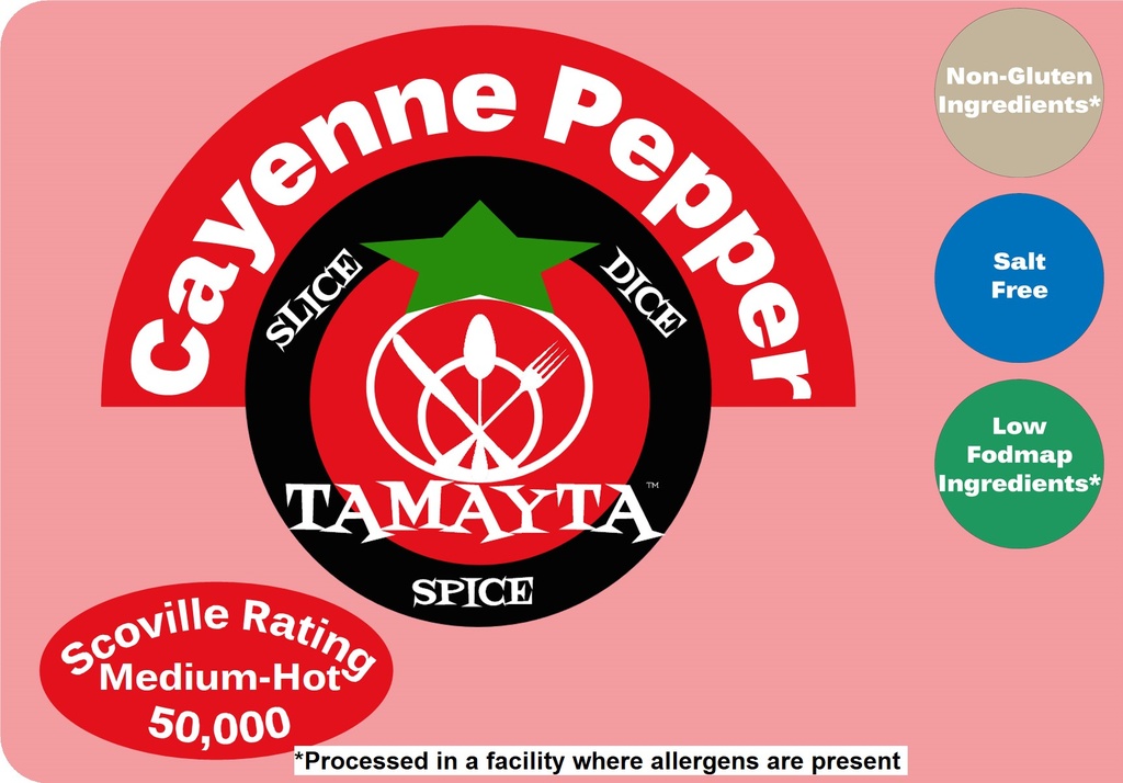 Cayenne Pepper Powder 1/2 Cup Jar