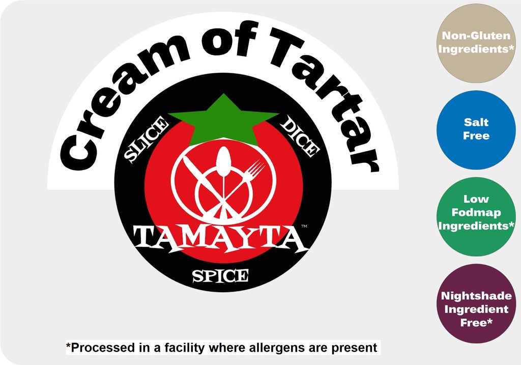 Cream Of Tartar 1/2 Cup Jar