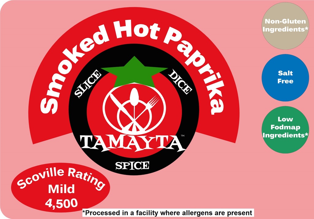 [01011] Paprika, Smoked Hot 1/2 Cup Jar