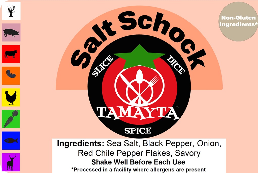 Salt Schock Half Cup Jar