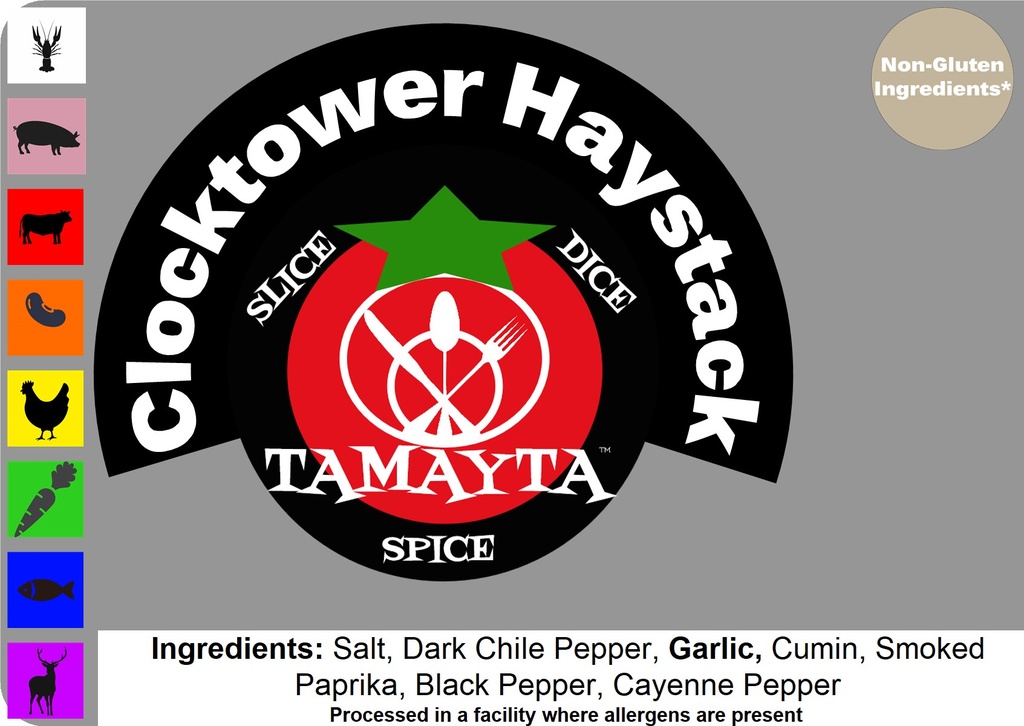 Clocktower Haystack 1/2 Cup Jar