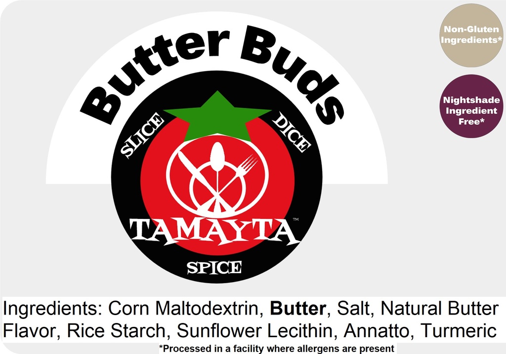 [01326] Butter Buds 1/2 Cup Jar