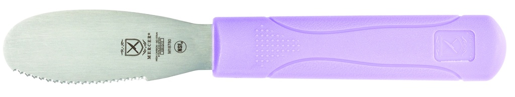 Spreader Wavy Edge 3.5" Purple Allergen Safe