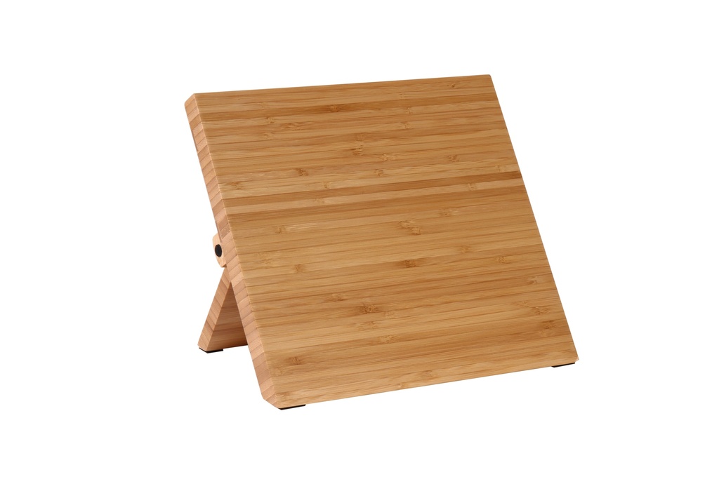 [M30720BMMER] Magnetic Knife Board Easel 9-1/2" X 8-5/8" X 3/4" Bamboo