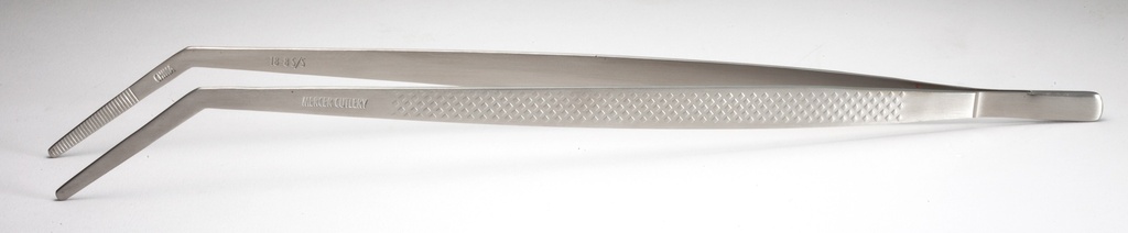Plating Tongs Curved Tip 11-3/4" Precision Plus