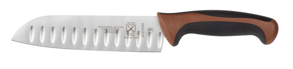 [M22707BRMER] Santoku Knife 7" Millennia Brown