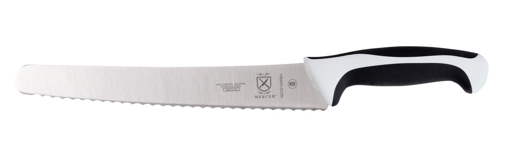 Bread Knife 10" Wavy Edge Millennia White