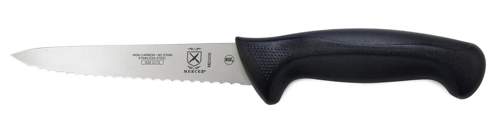 [M23406MER] Utility Knife 6" Millennia Wavy Edge