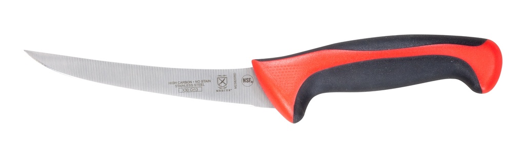 [M23820RDMER] Boning Knife 6" Curved Stiff Millennia Red