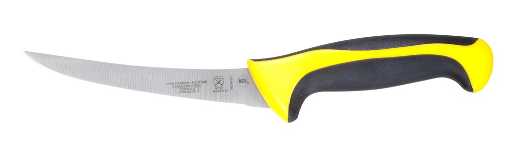 Boning Knife 6" Curved Stiff Millennia Yellow