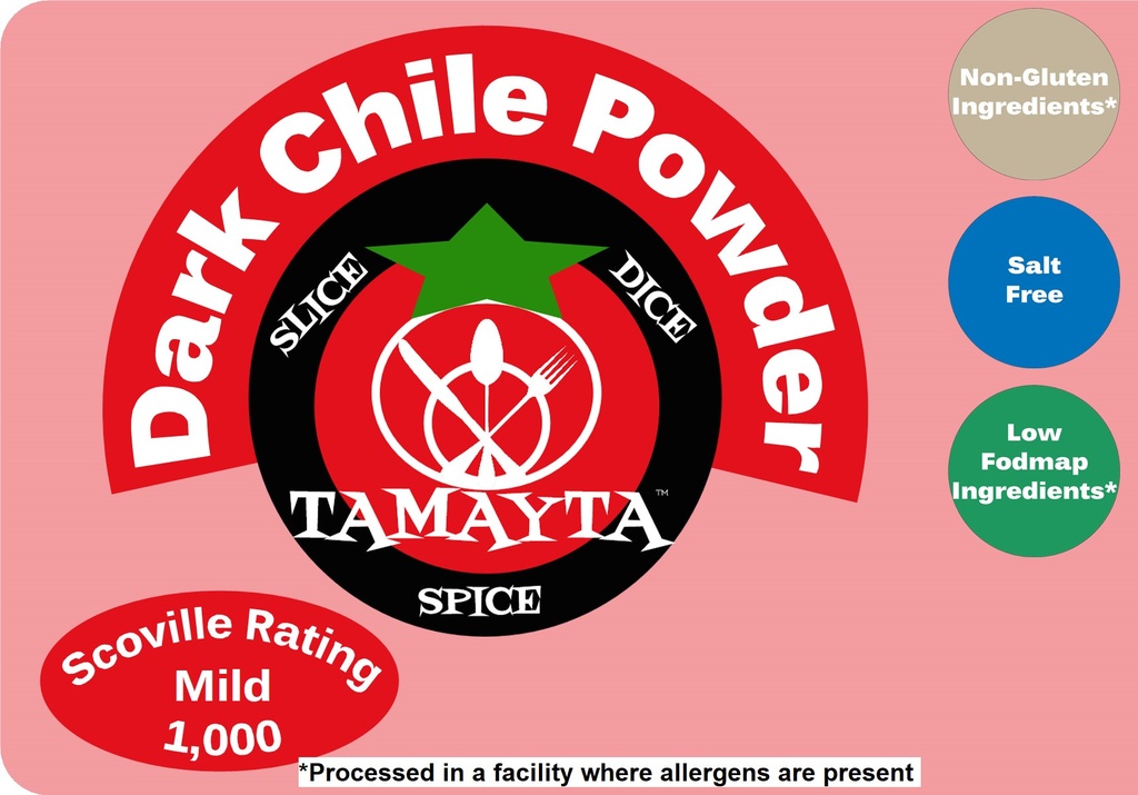 Dark Chile Pepper Powder 1/2 Cup Jar