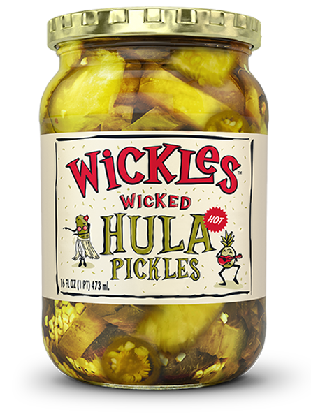 Wickles Wicked Hula Pickles 16 Fl oz.
