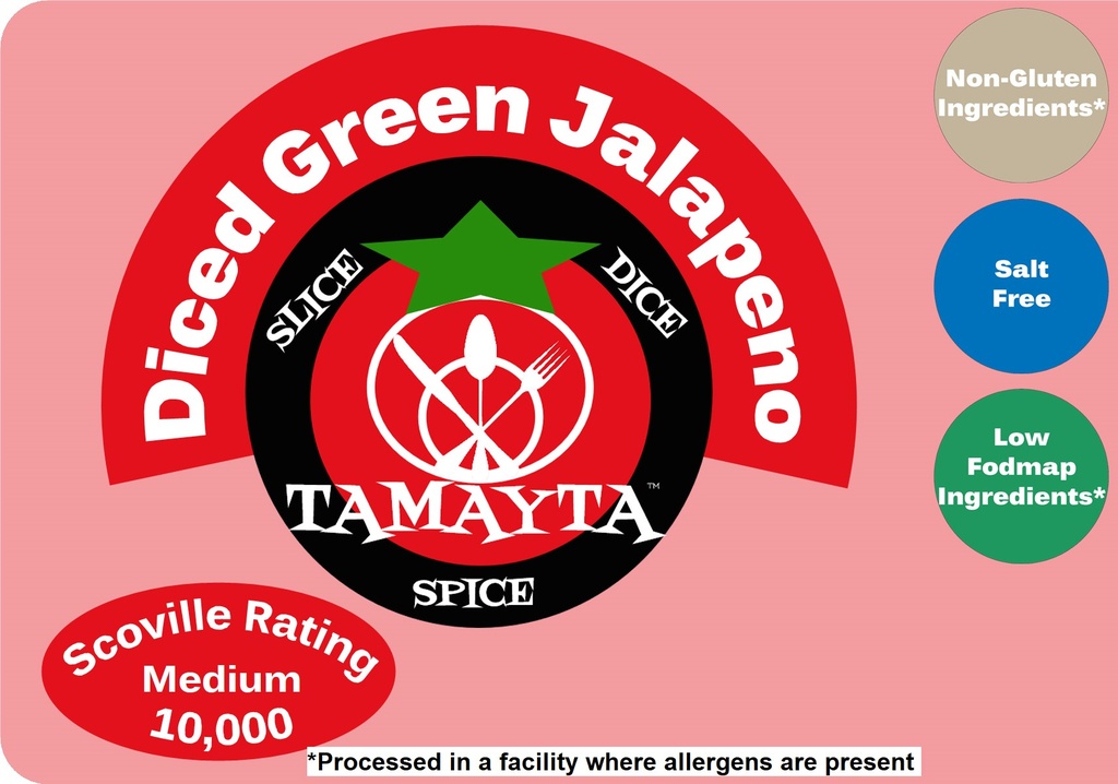 Jalapeno, Green Diced Half Cup Jar