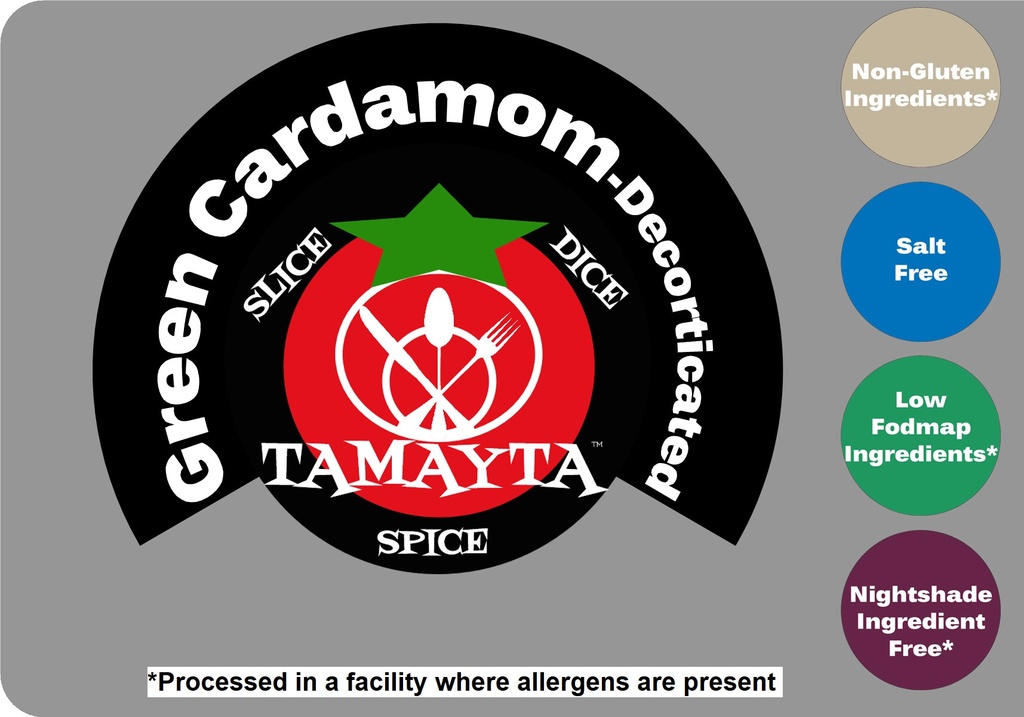 Cardamom Green Decorticated 1/2 Cup Jar