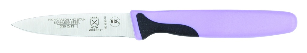 Paring Knife Slim Millennia 3" Purple Packaged