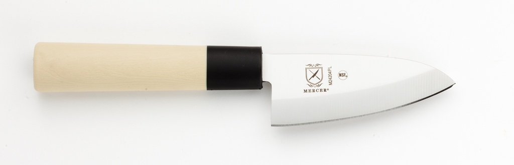 [M24204PLMER] Deba Knife Santoprene Handle 100mm Asian Series