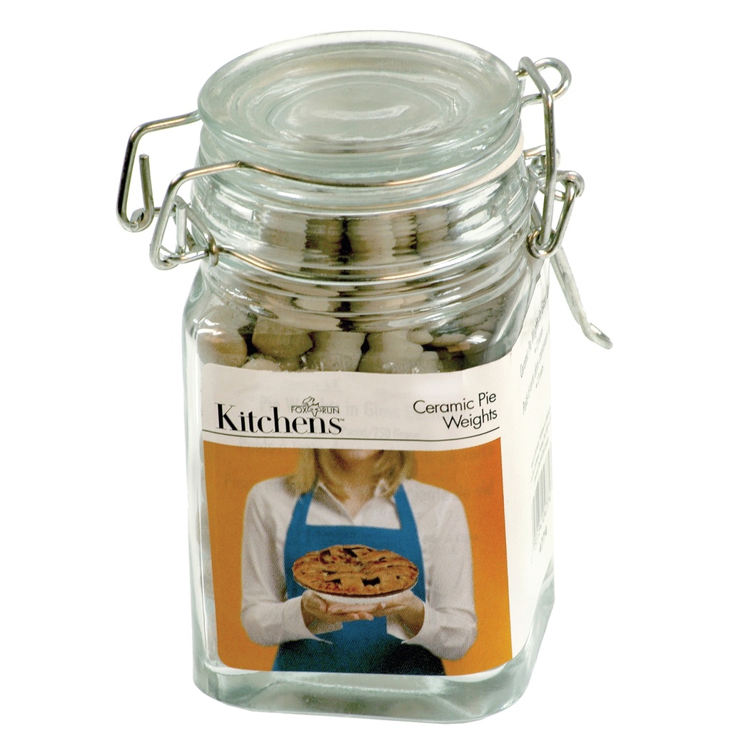 [4774FOX] Pie Weights 8.8 Oz Glass Jar