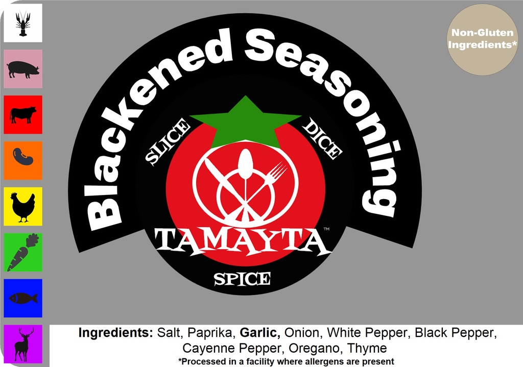 [01272] Blackened Seasoning 1/2 Cup Jar