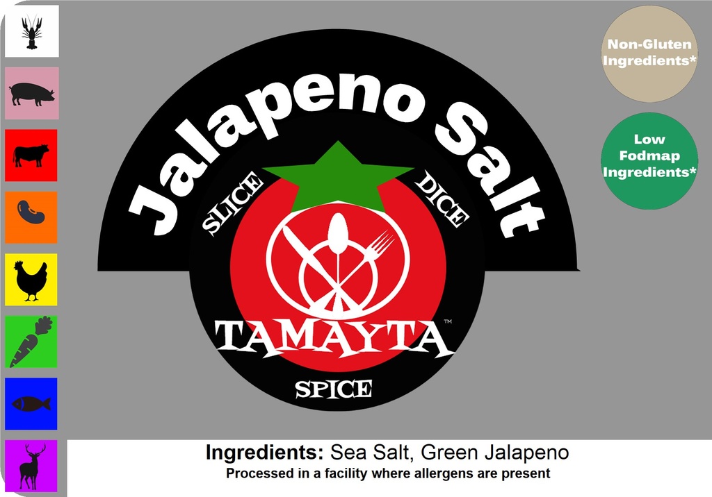 [01477] Jalapeno Salt 1/2 Cup Jar