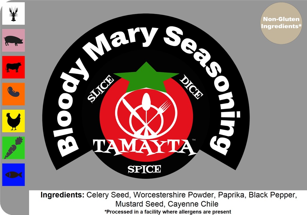 Bloody Mary Seasoning 1/2 Cup Jar
