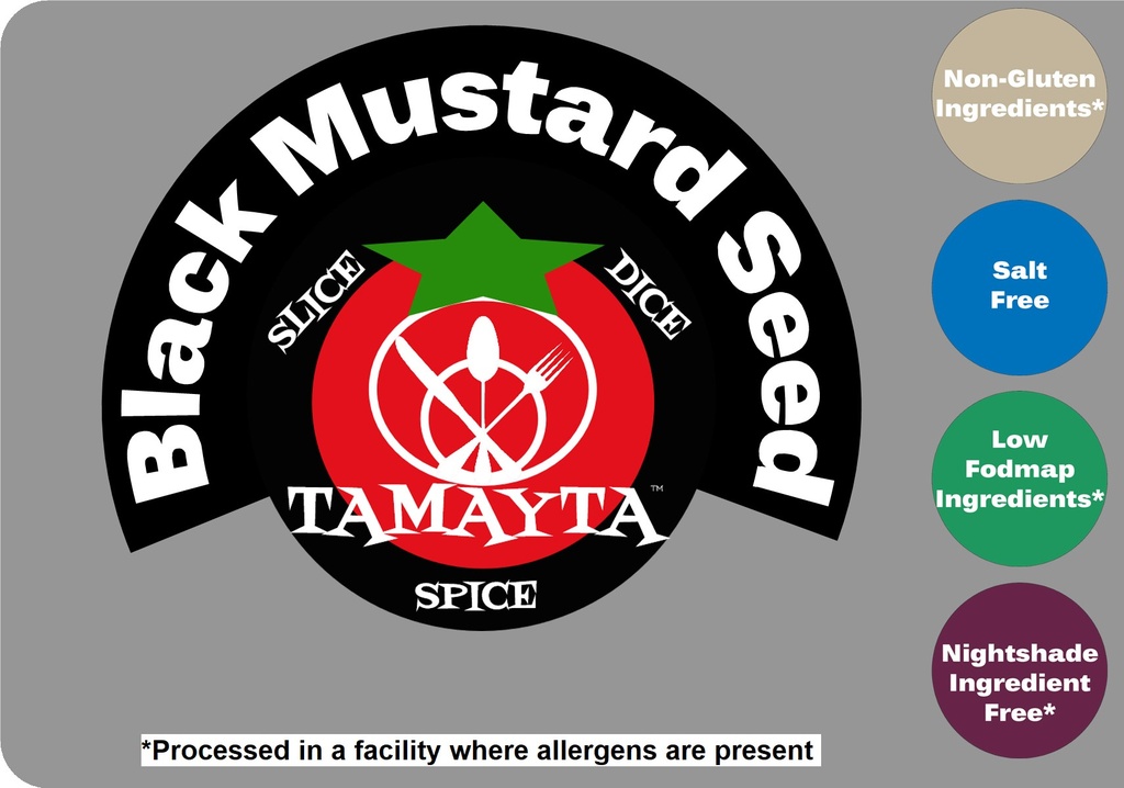 Mustard Seed Black 1/2 Cup