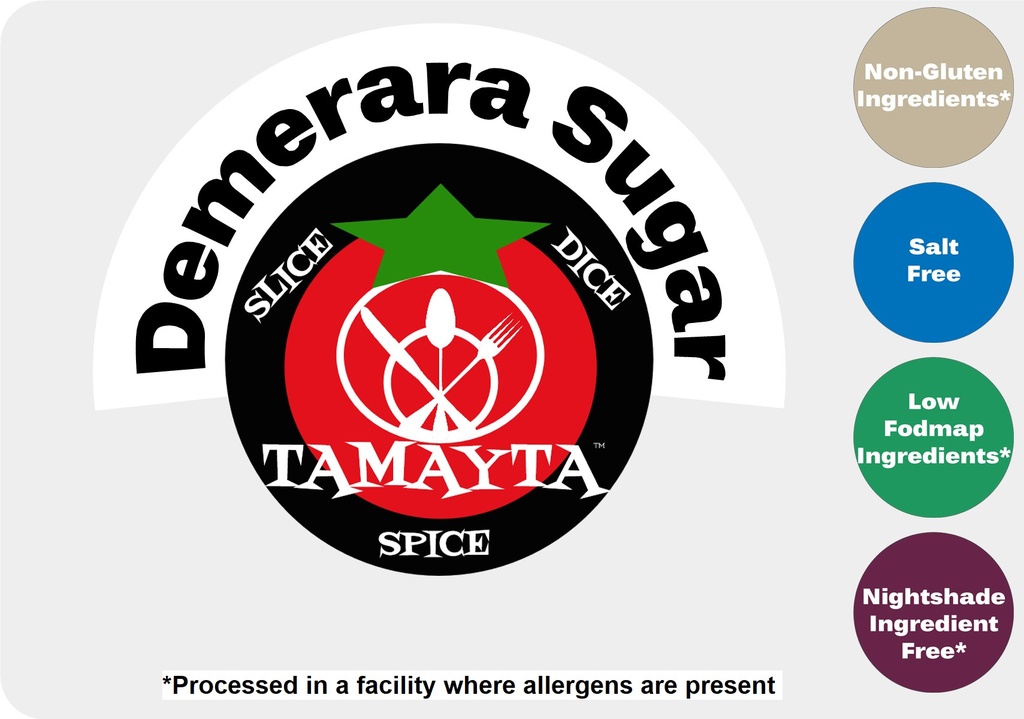 Demerara Sugar 1/2 Cup Jar