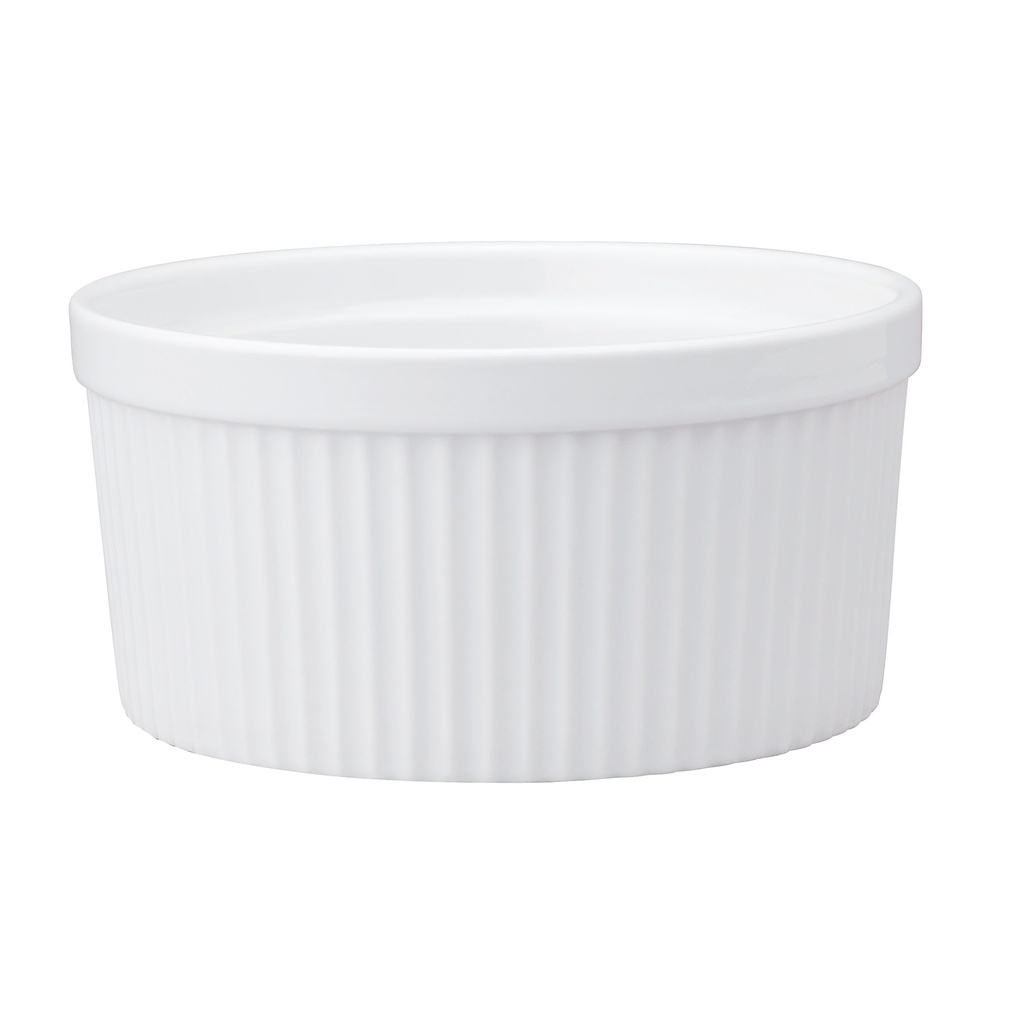 Round Porcelain Souffle 32 Oz 6"