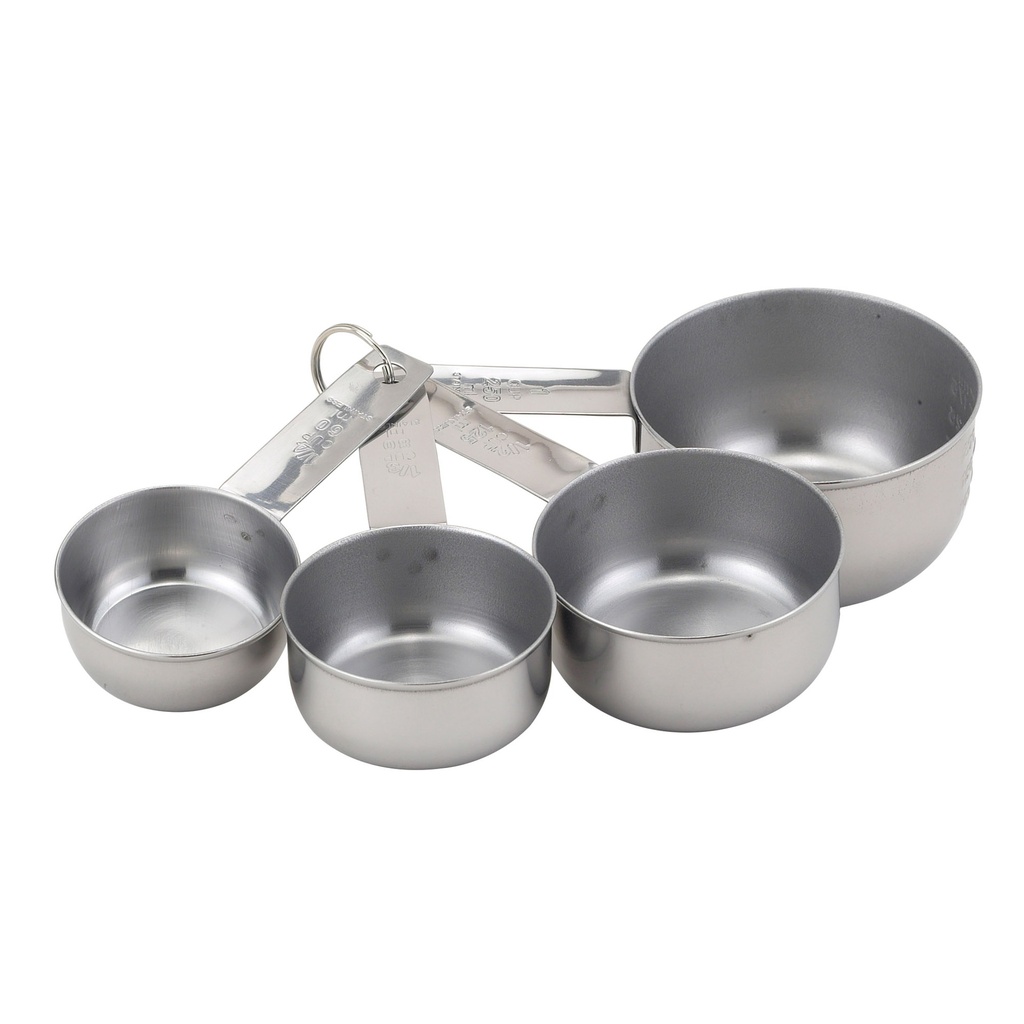 [1982HIC] Measuring Cups 4 Piece Stainless Steel