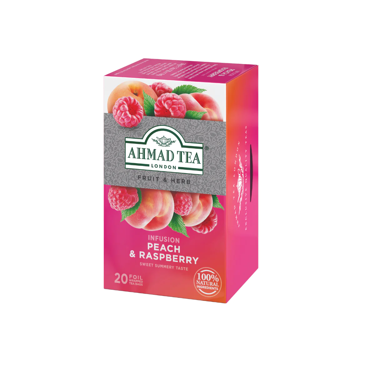 [05078] Peach & Raspberry Tea 20 Bags