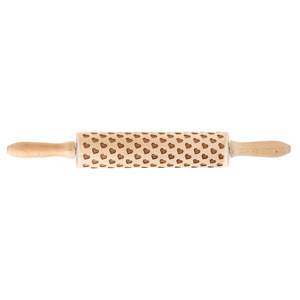 Heart Design Rolling Pin