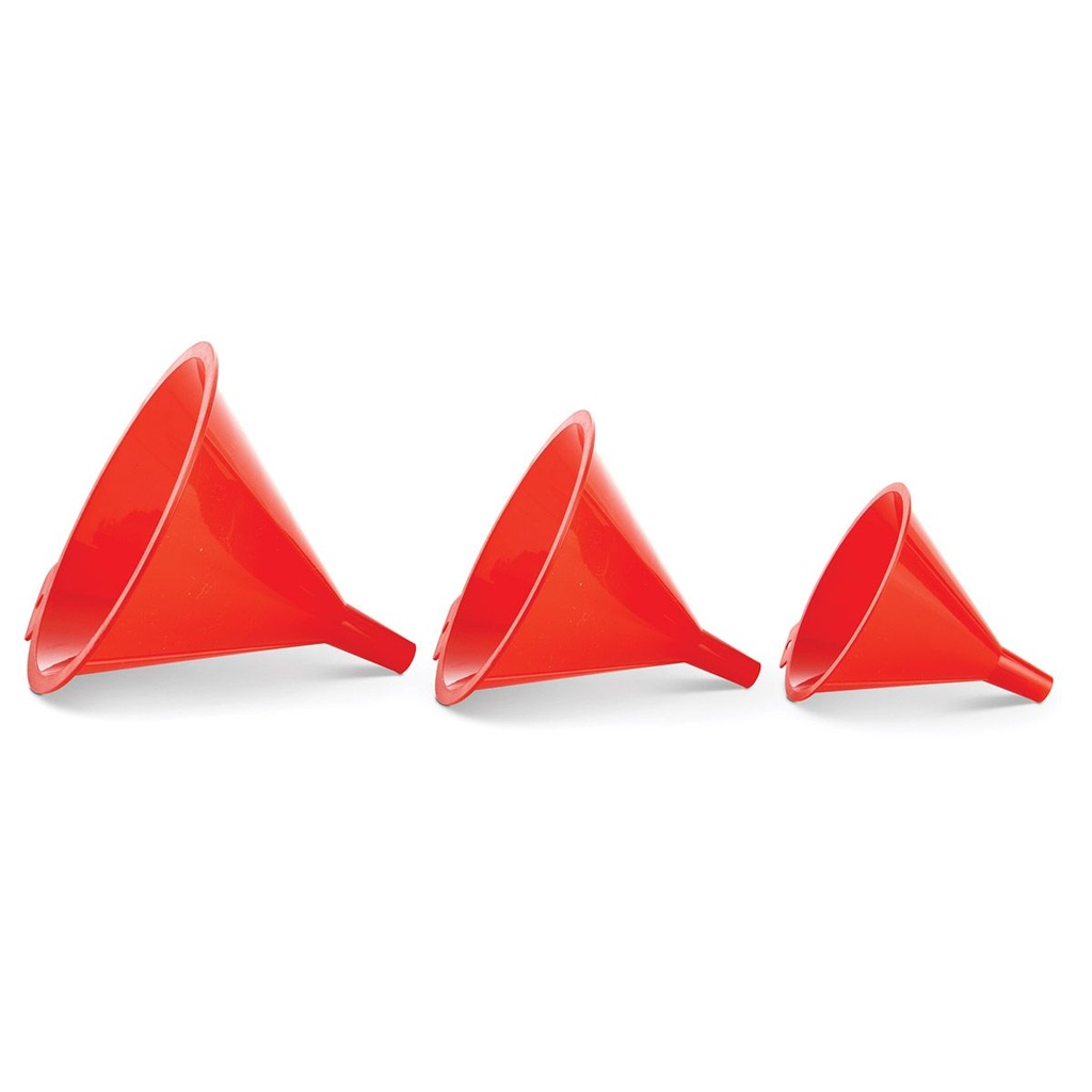 Plastic Funnels Set Of 3