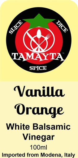 [02454] Vanilla Orange White Balsamic Vinegar 100 ml