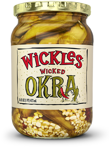 [02794] Wickles Wicked Okra (16 Fl Oz)