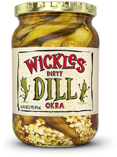 [02796] Dirty Dill Okra Wickles 16 Fl oz