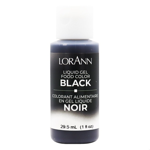 [02851] Liquid Gel Food Color Black 1 Fl Oz