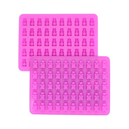 [02962] Silicone Gummy Bear Molds 2 Pack